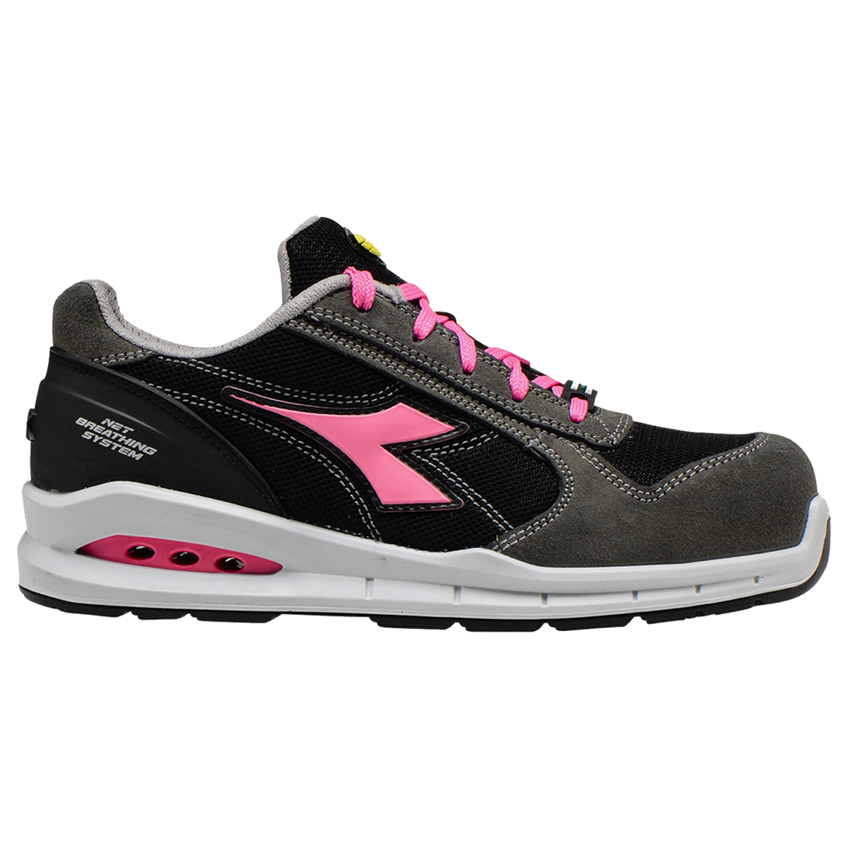 Παπούτσια ασφαλείας DIADORA RUN NET AIRBOX GREY/BLACK LOW S1P SRC - 1