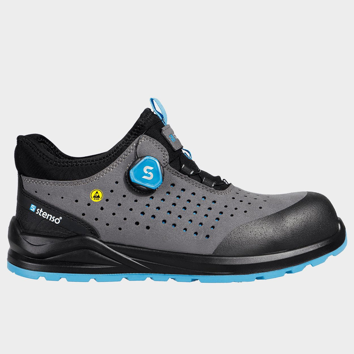 Παπούτσια εργασίας JETT S1PS ESD GREY/BLUE - 1