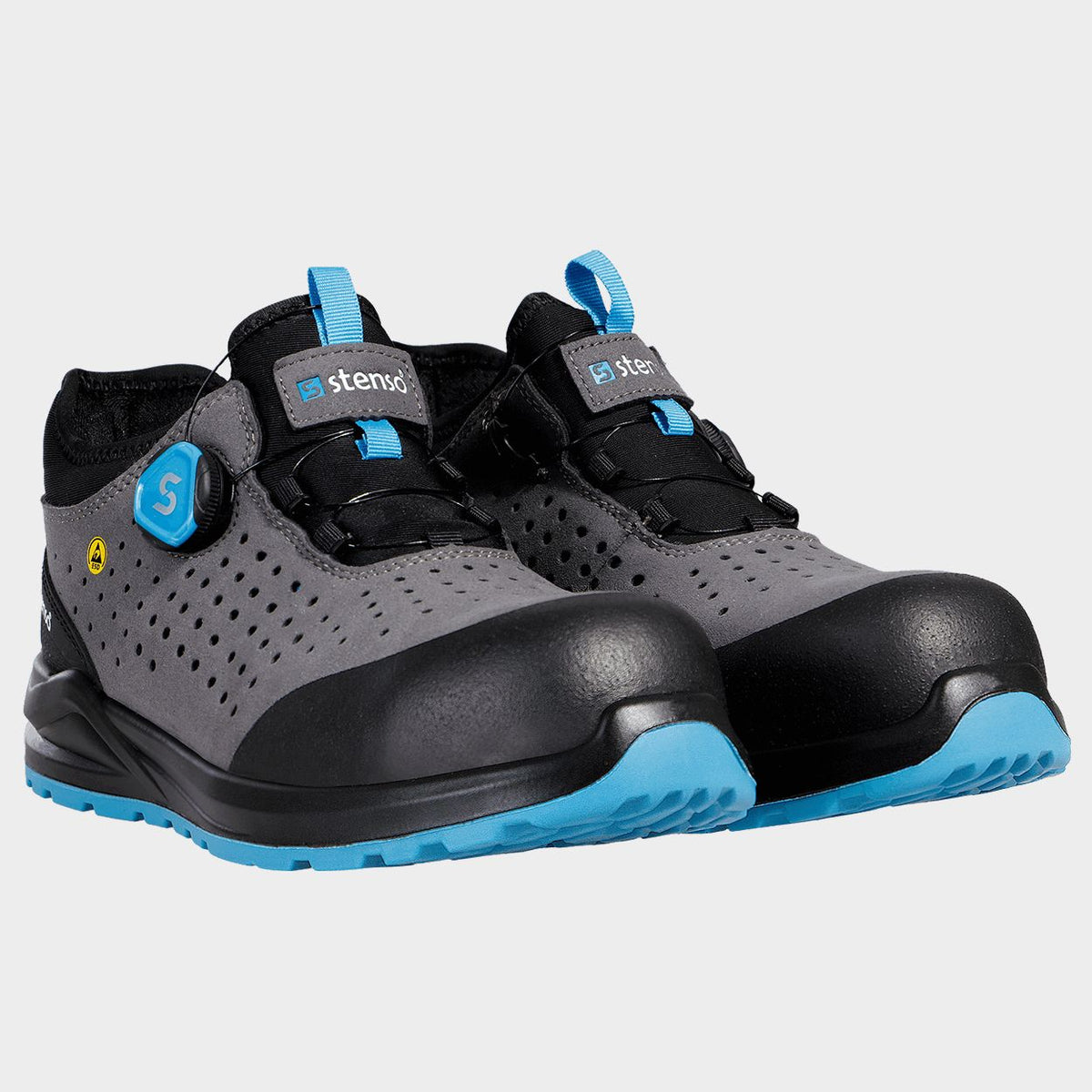 Παπούτσια εργασίας JETT S1PS ESD GREY/BLUE - 7