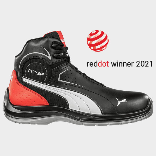 Παπούτσια ασφαλείας PUMA TOURING BLACK MID S3 ESD SRC - 1