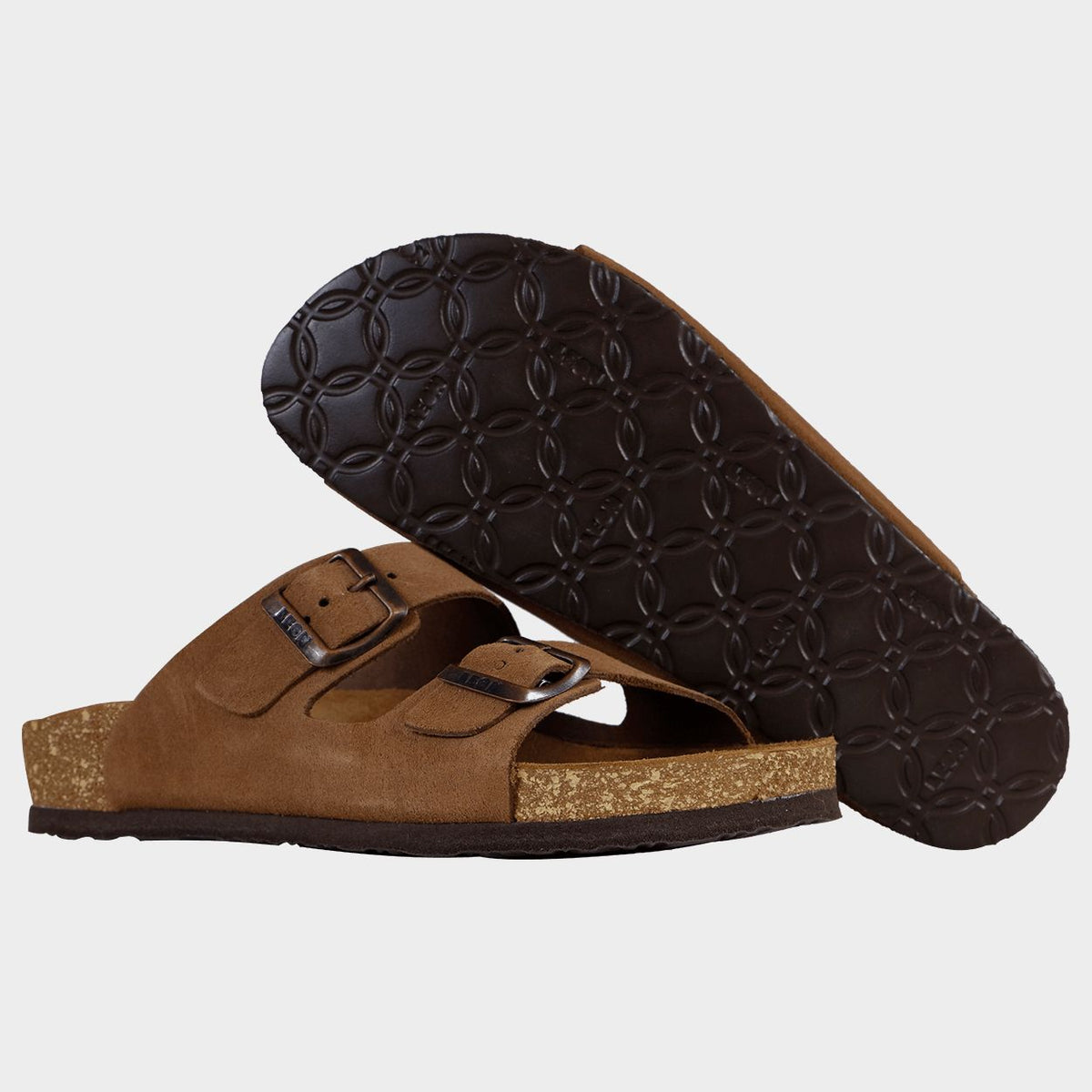 Γυναικείες παντόφλες LEON LADY BROWN SUEDE - 7