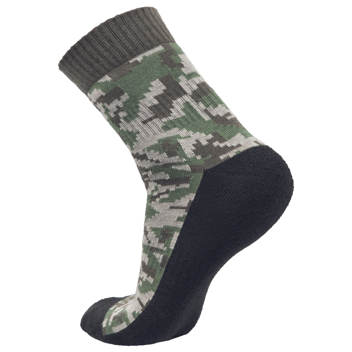 Κάλτσες NEURUM CAMOU DARK GREEN