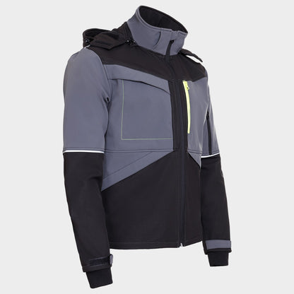 Μπουφάν Softshell PRISMA SOFTSHELL 2.0 BLACK/GREY - 4