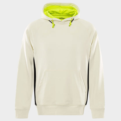Φούτερ FRISTADS HOODED STRETCH WHITE - 1