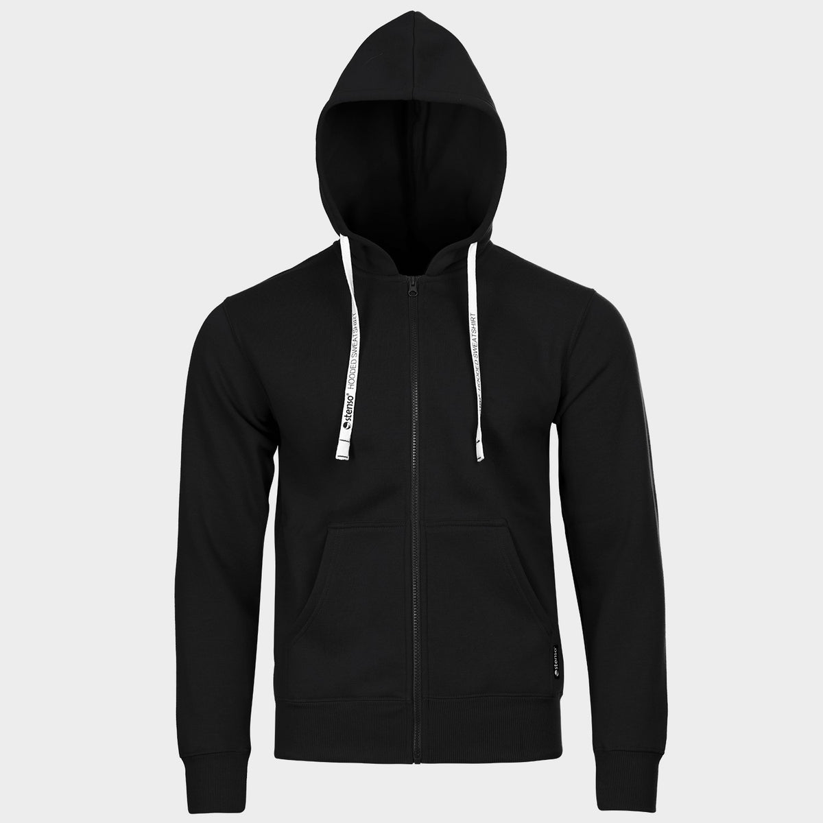 Ζακέτα φούτερ REMO BLACK - 4