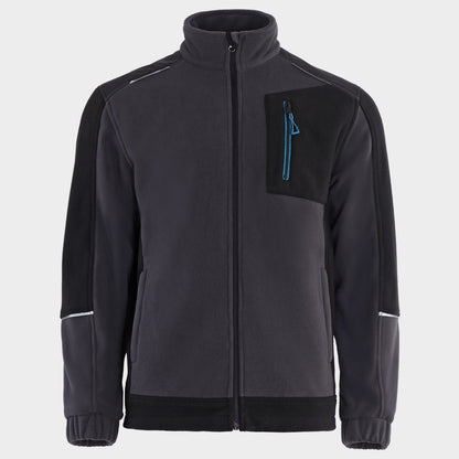 Ζακέτα φλιζ REVOLT FLEECE GREY/BLACK/PETROL - 1