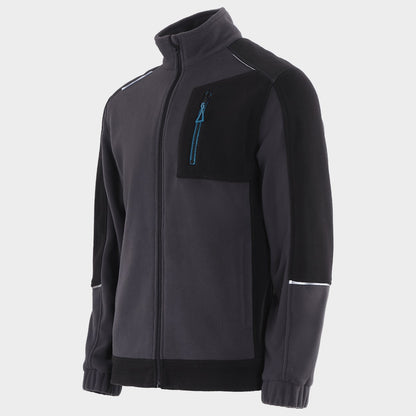 Ζακέτα φλιζ REVOLT FLEECE GREY/BLACK/PETROL - 3
