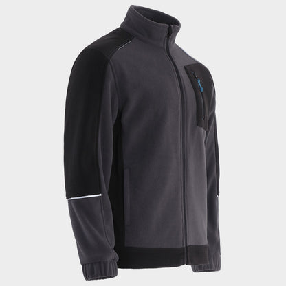 Ζακέτα φλιζ REVOLT FLEECE GREY/BLACK/PETROL - 4