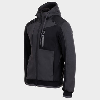 Ζακέτα φούτερ REVOLT GREY/BLACK - 3