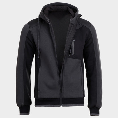 Ζακέτα φούτερ REVOLT GREY/BLACK - 5