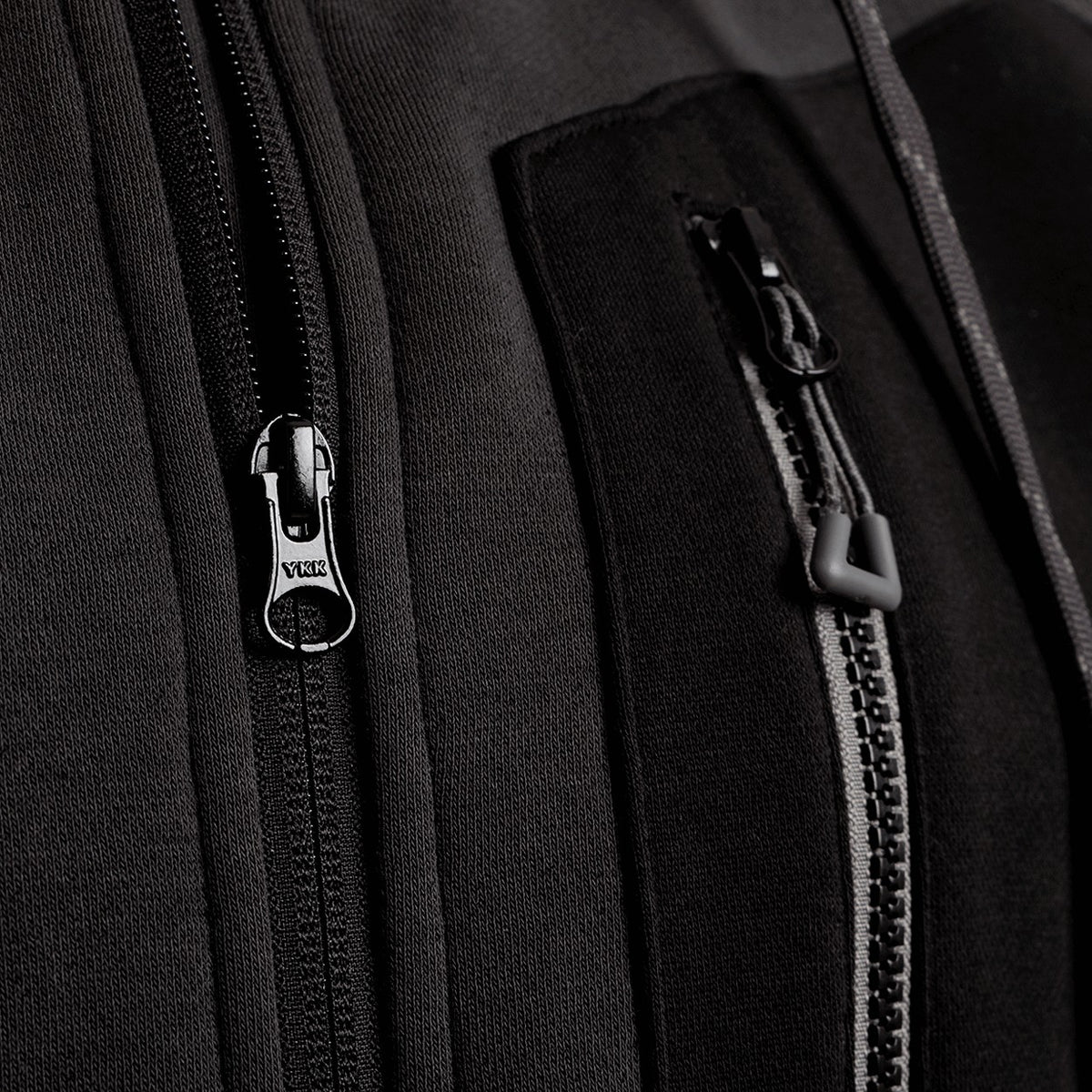 Ζακέτα φούτερ REVOLT GREY/BLACK - 7