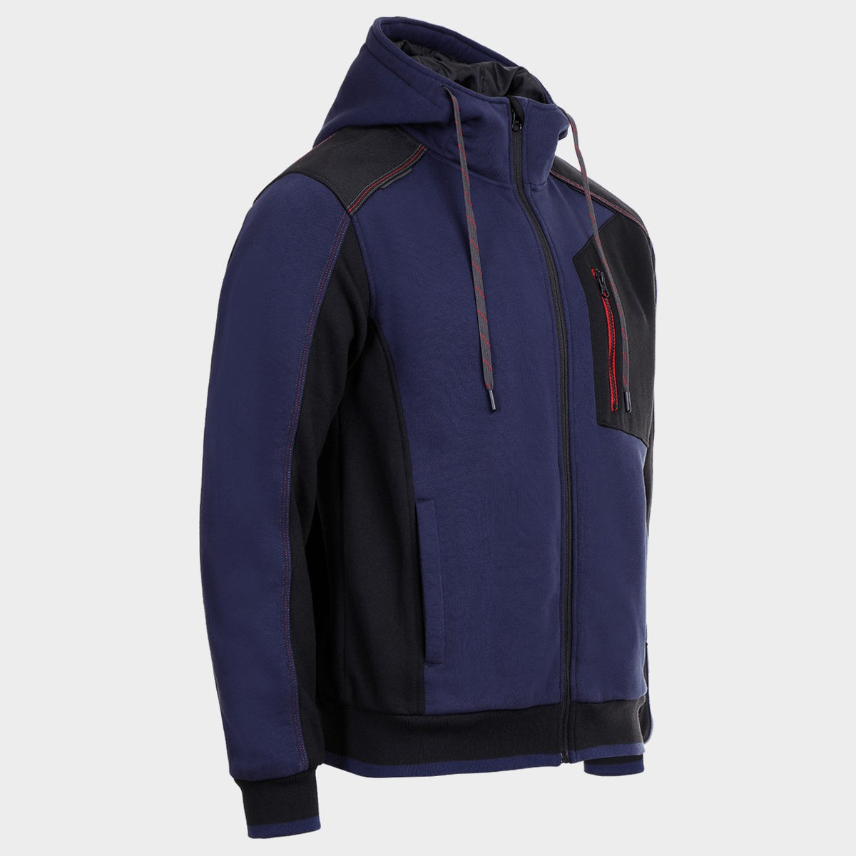 Ζακέτα φούτερ REVOLT NAVY BLUE/BLACK - 4
