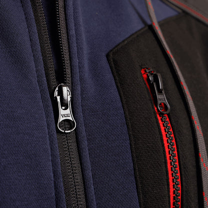 Ζακέτα φούτερ REVOLT NAVY BLUE/BLACK - 6
