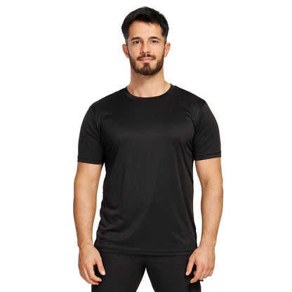 Κοντομάνικη μπλούζα FIT BLACK - 2