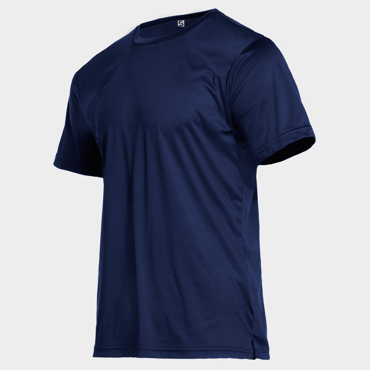 Κοντομάνικη μπλούζα FIT DARK BLUE - 4
