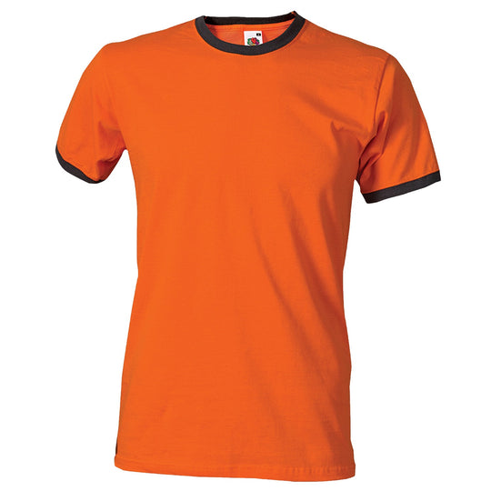 Κοντομάνικη μπλούζα RINGER TEE ORANGE