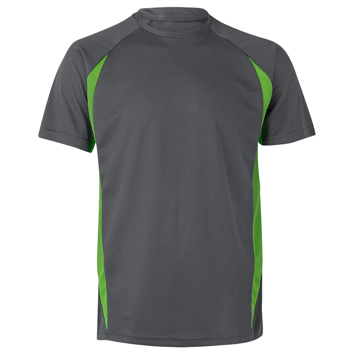 Tricou VELILLA GRI/VERDE - 1