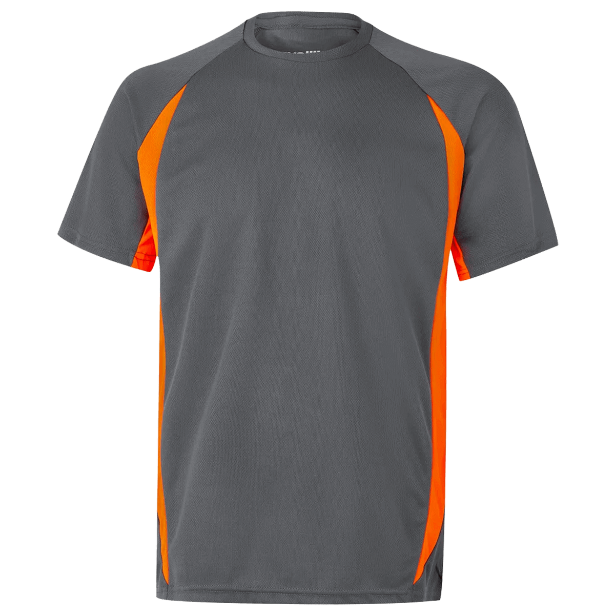Κοντομάνικη μπλούζα VELILLA GREY/ORANGE - 1