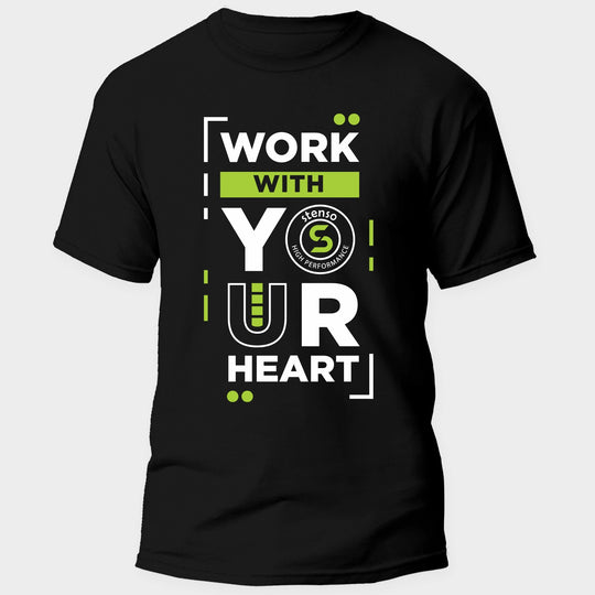 Tricou cu logo PAYPER SUNSET BLACK/GREEN