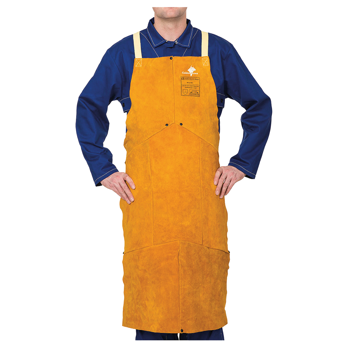 Ποδιά συγκόλλησης WELDAS GOLDEN BROWN
