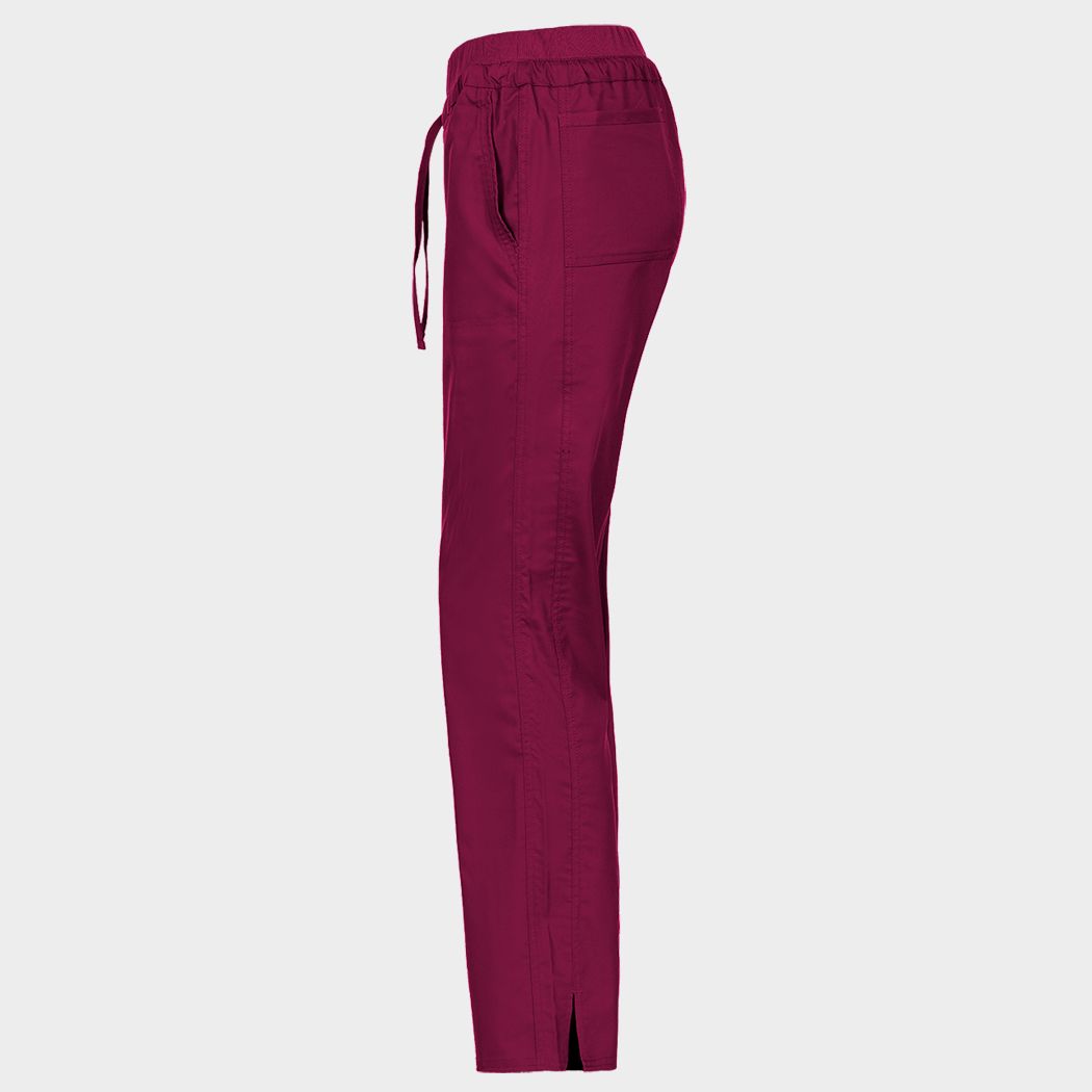 Γυναικείο ιατρικό παντελόνι CHEROKEE MR TAPERED BURGUNDY WWE105 - 4