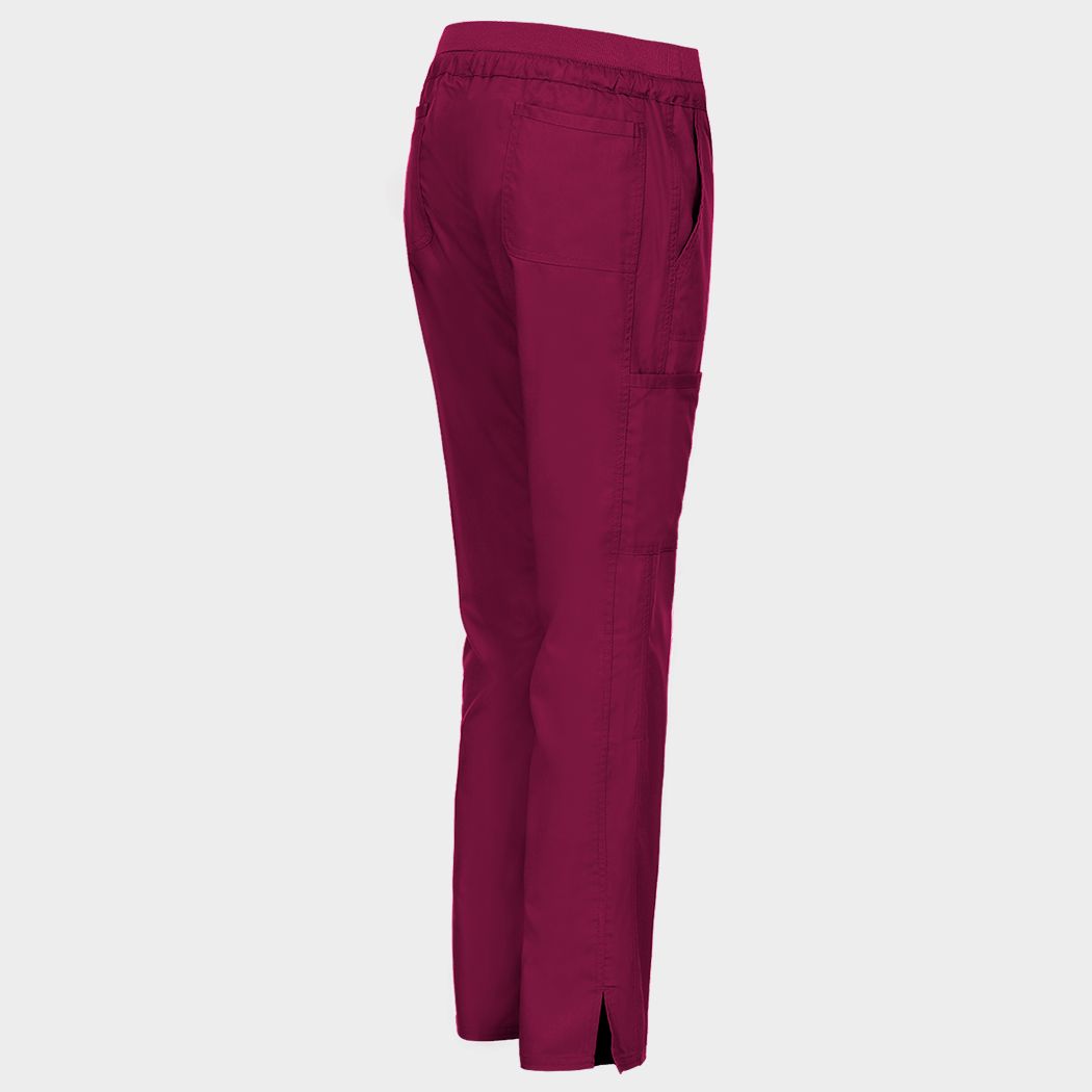 Γυναικείο ιατρικό παντελόνι CHEROKEE MR TAPERED BURGUNDY WWE105 - 5