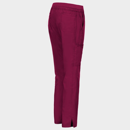 Γυναικείο ιατρικό παντελόνι CHEROKEE MR TAPERED BURGUNDY WWE105 - 5