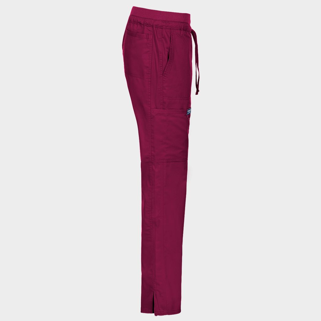 Γυναικείο ιατρικό παντελόνι CHEROKEE MR TAPERED BURGUNDY WWE105 - 6