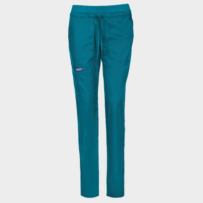 Γυναικείο ιατρικό παντελόνι CHEROKEE MR TAPERED CARIBBEAN BLUE WWE105 - 1