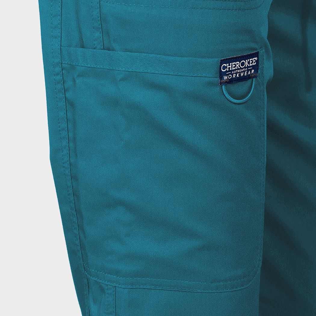 Γυναικείο ιατρικό παντελόνι CHEROKEE MR TAPERED CARIBBEAN BLUE WWE105 - 8