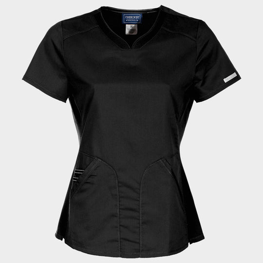 Ιατρική μπλούζα CHEROKEE V-NECK BLACK WWE601. Women's - 1