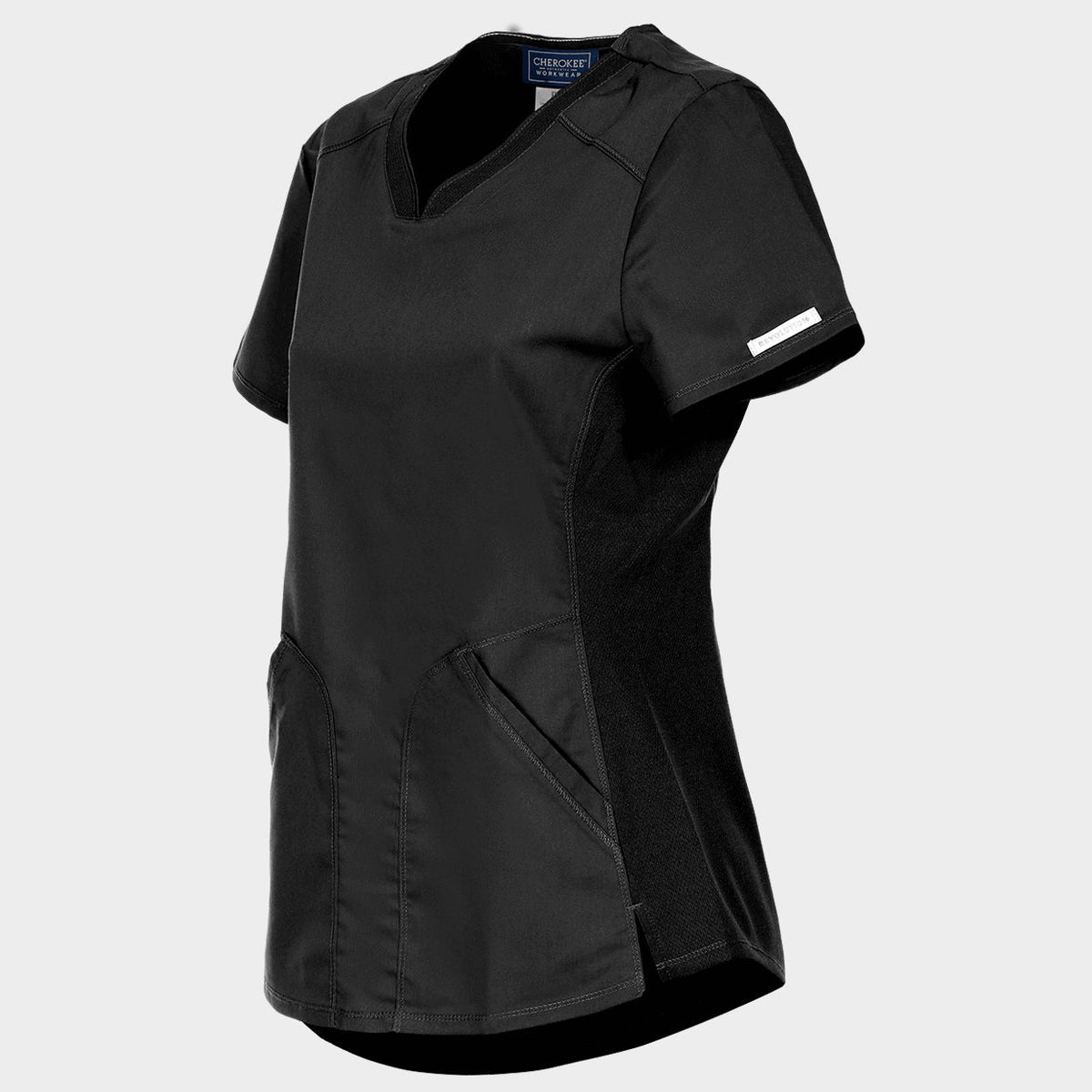 Ιατρική μπλούζα CHEROKEE V-NECK BLACK WWE601. Women's - 3