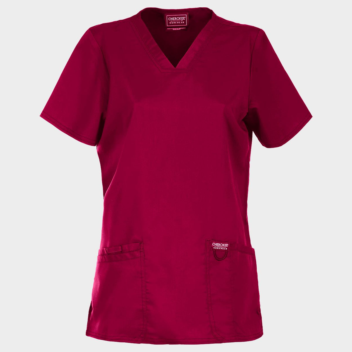Γυναικεία ιατρική μπλούζα CHEROKEE V-NECK BURGUNDY WWE620 - 1