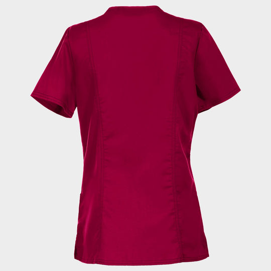 Γυναικεία ιατρική μπλούζα CHEROKEE V-NECK BURGUNDY WWE620 - 2