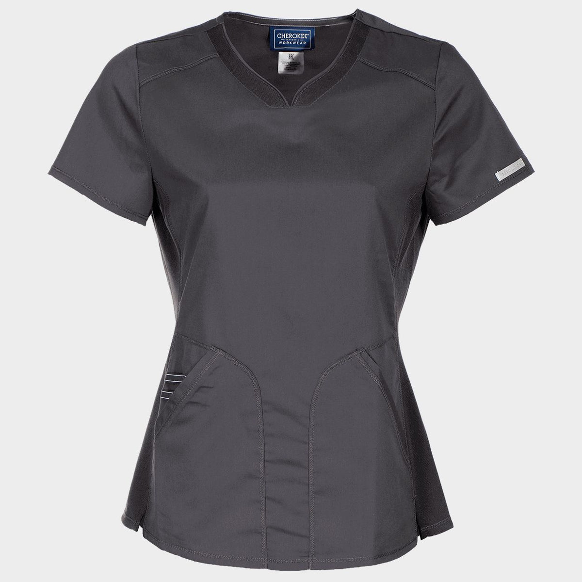 Γυναικεία ιατρική μπλούζα CHEROKEE V-NECK GREY WWE601 - 1