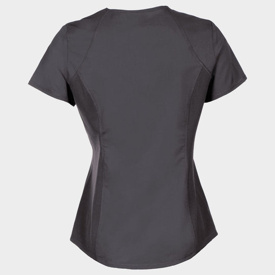 Γυναικεία ιατρική μπλούζα CHEROKEE V-NECK GREY WWE601 - 2