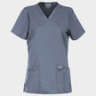 Γυναικεία ιατρική μπλούζα CHEROKEE V-NECK GREY WWE620 - 1