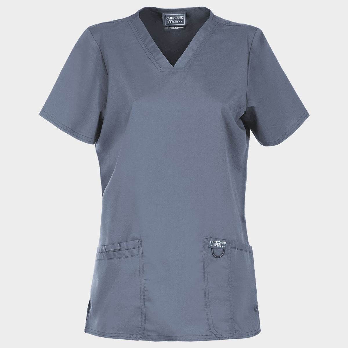 Γυναικεία ιατρική μπλούζα CHEROKEE V-NECK GREY WWE620 - 1