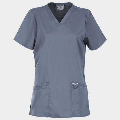 Γυναικεία ιατρική μπλούζα CHEROKEE V-NECK GREY WWE620 - 1