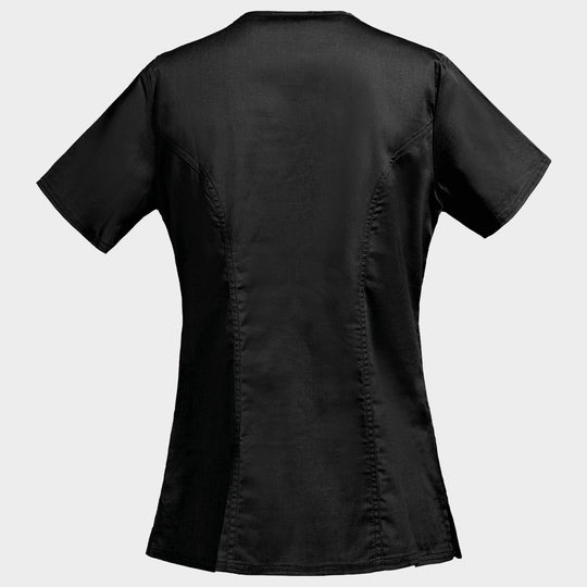 Γυναικεία ιατρική μπλούζα CHEROKEE WRAP BLACK WWE4728 - 2
