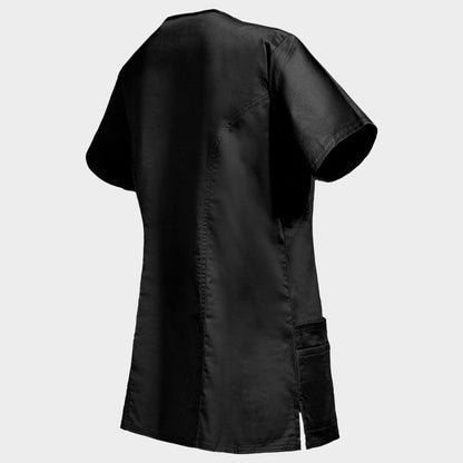 Γυναικεία ιατρική μπλούζα CHEROKEE WRAP BLACK WWE4728 - 5