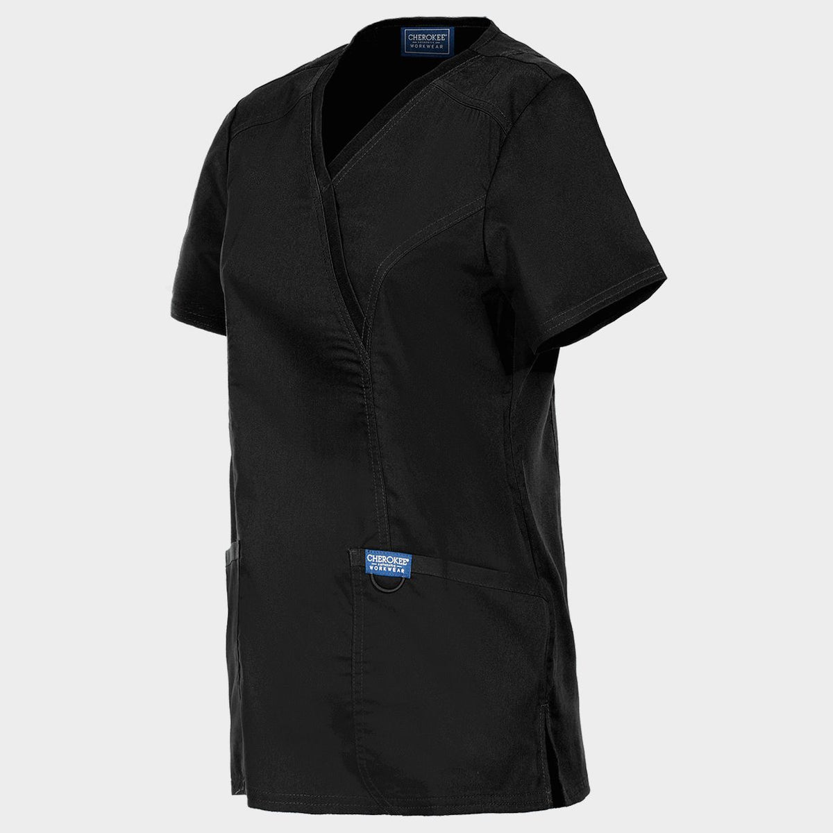 Γυναικεία ιατρική μπλούζα CHEROKEE WRAP BLACK WWE610 - 3