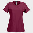 Γυναικεία ιατρική μπλούζα CHEROKEE WRAP BORDEAUX CKE2625A - 1