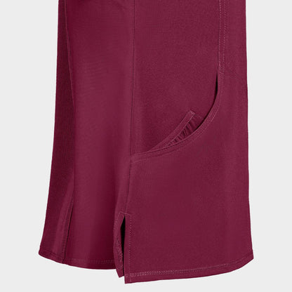 Γυναικεία ιατρική μπλούζα CHEROKEE WRAP BORDEAUX CKE2625A - 5