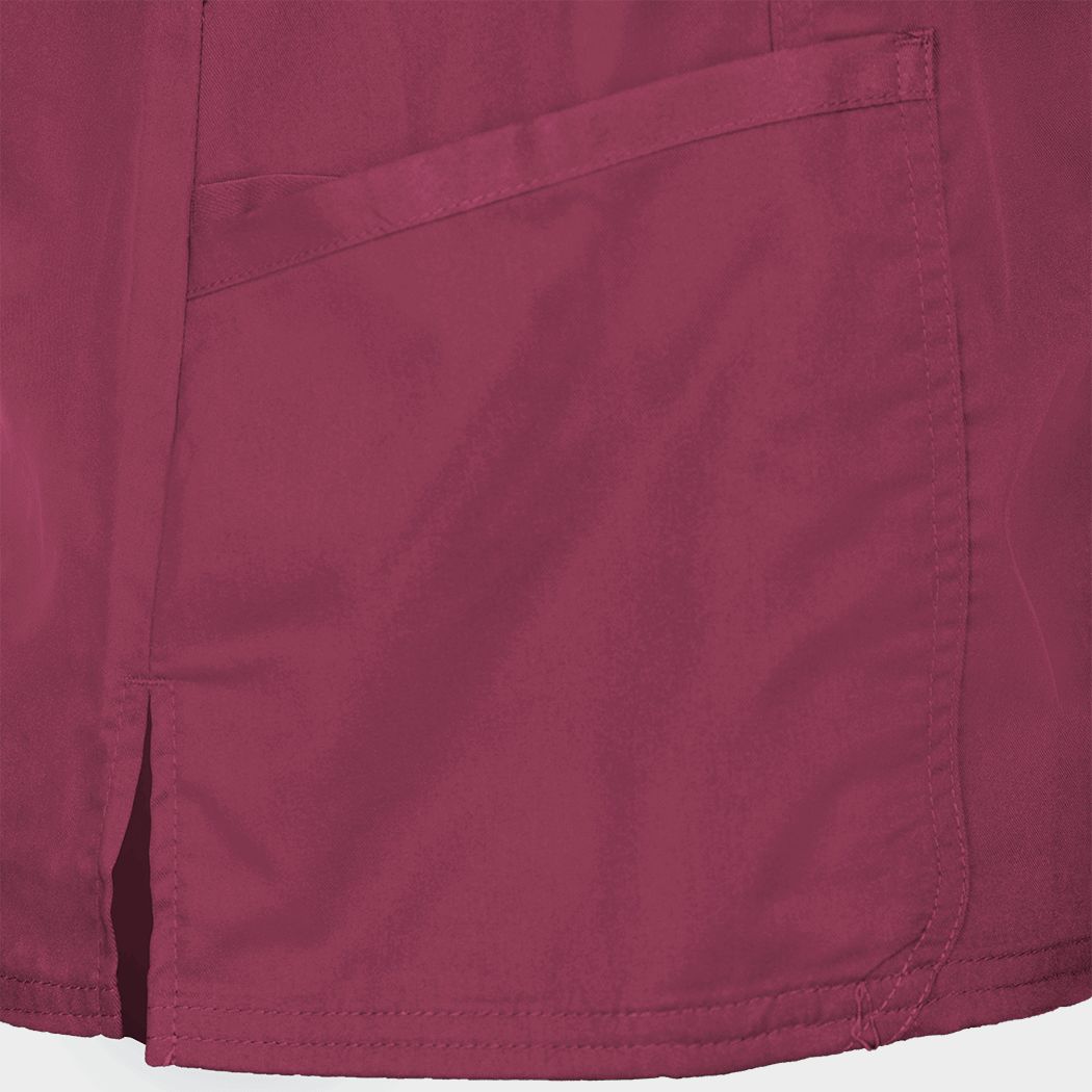 Γυναικεία ιατρική μπλούζα CHEROKEE WRAP BURGUNDY WWE610 - 5