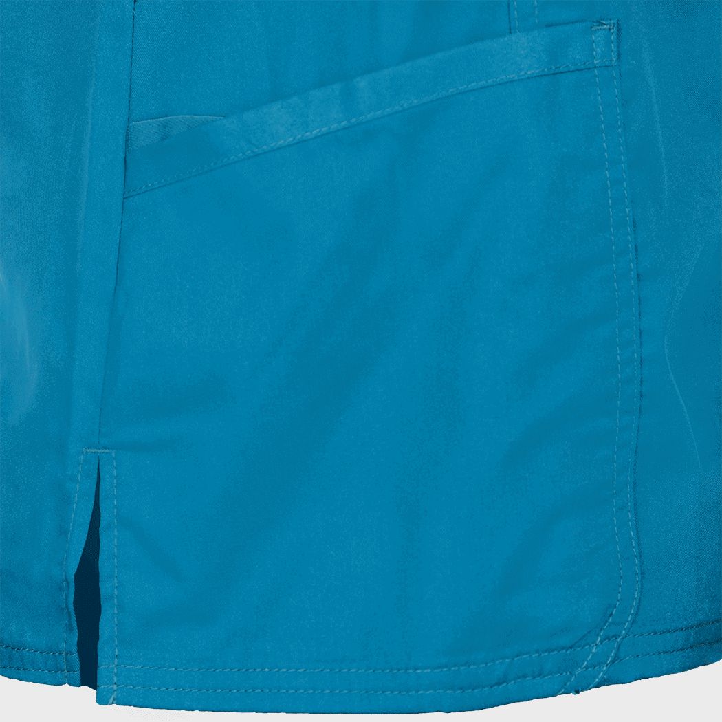 Γυναικεία ιατρική μπλούζα CHEROKEE WRAP CARIBBEAN BLUE WWE610 - 5