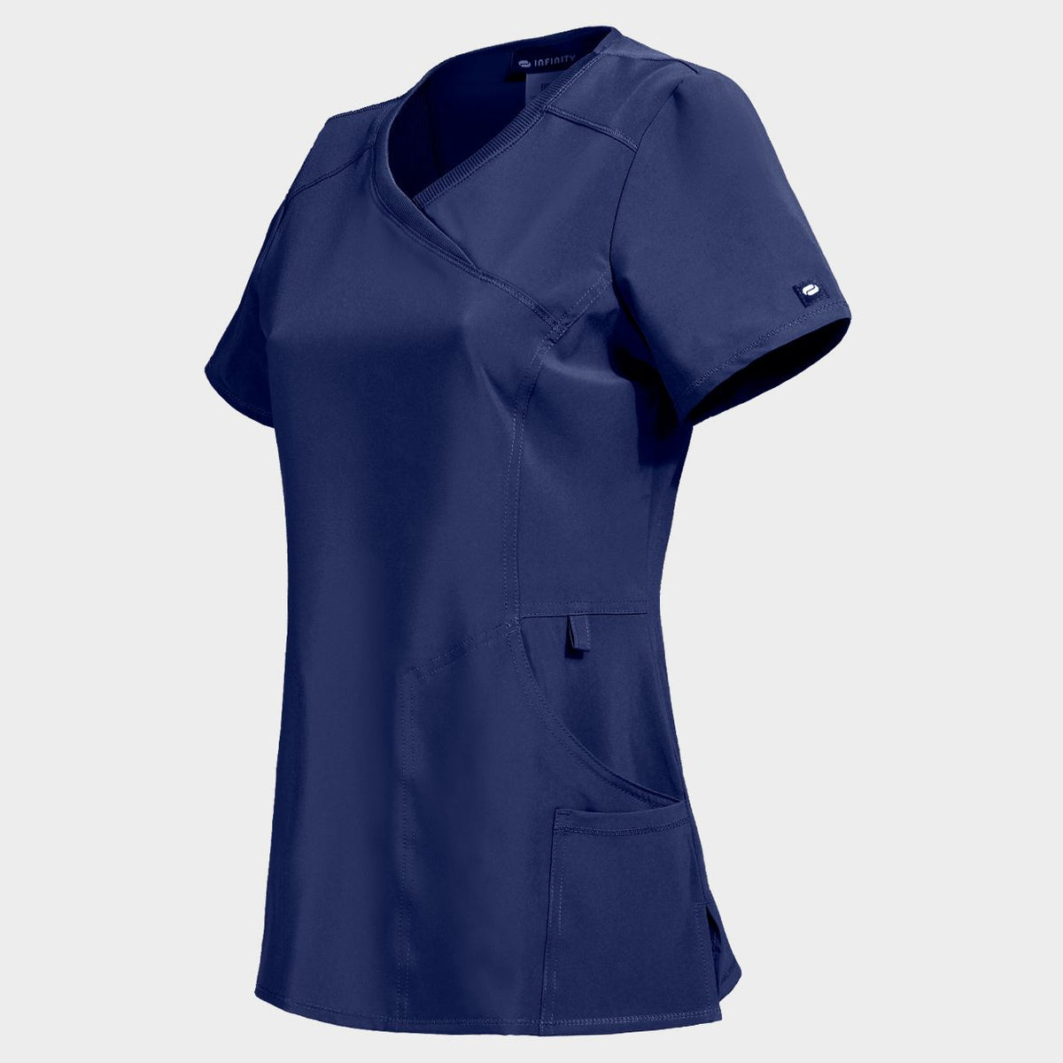 Γυναικεία ιατρική μπλούζα CHEROKEE WRAP DARK BLUE CKE2625A - 3
