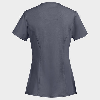Γυναικεία ιατρική μπλούζα CHEROKEE WRAP GREY CKE2625A - 2