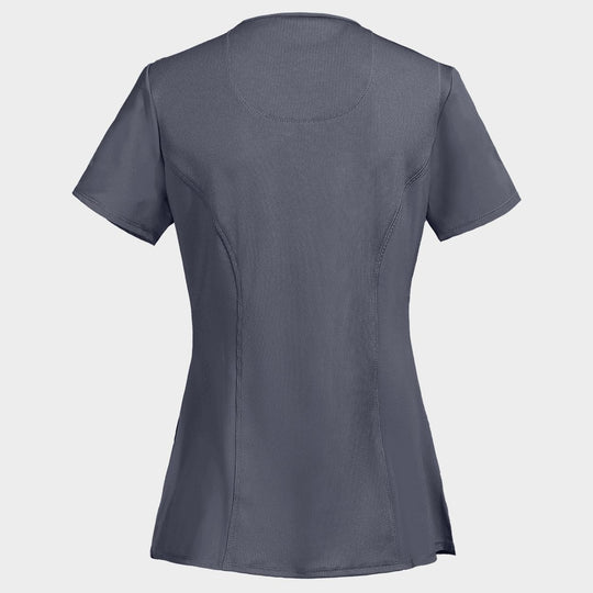 Γυναικεία ιατρική μπλούζα CHEROKEE WRAP GREY CKE2625A - 2