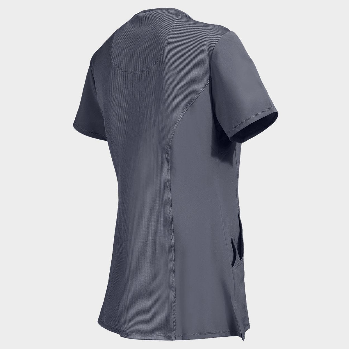 Γυναικεία ιατρική μπλούζα CHEROKEE WRAP GREY CKE2625A - 4